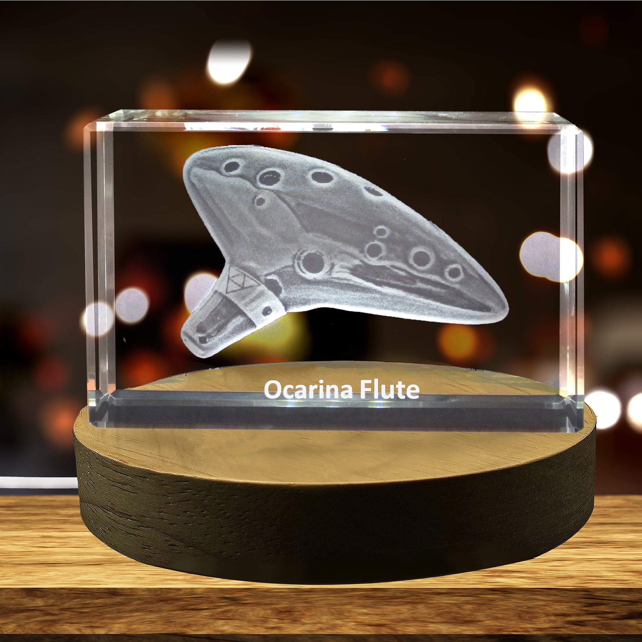 Ocarina 3D Engraved Crystal 3D Engraved Crystal Keepsake/Gift/Decor/Collectible/Souvenir