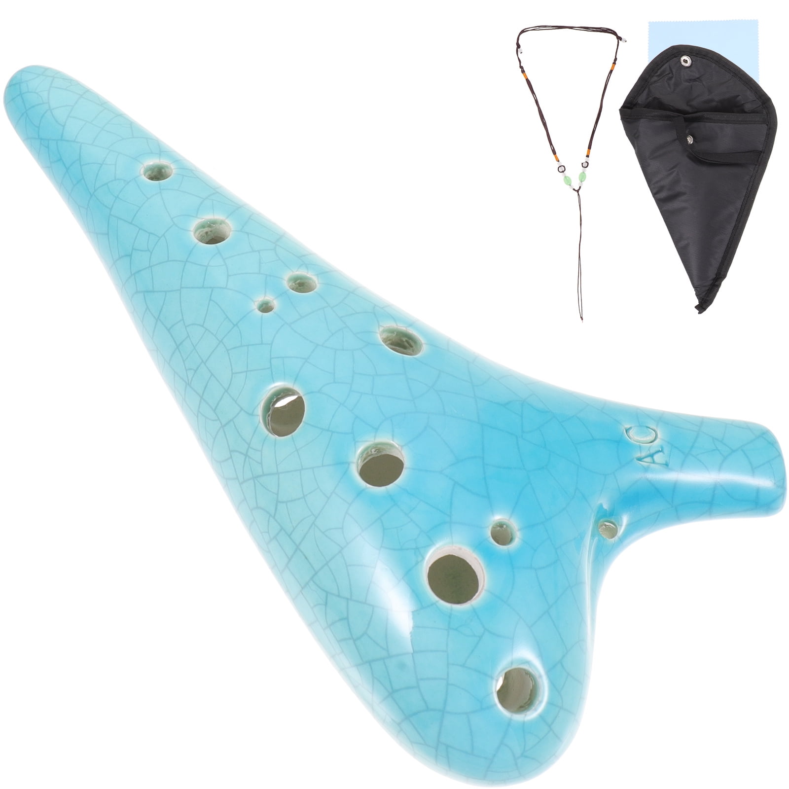 Ocarina Instrument 12-Hole Alto C Ocarina Beginner Instrument for Children Kids