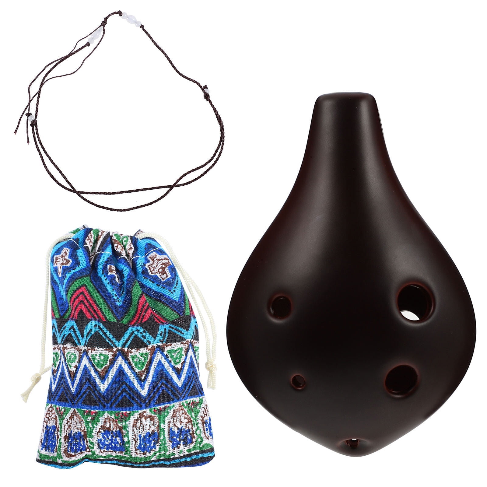 Ocarina Music Instrument 6 Lanyard Education Early Musical Ocarinas