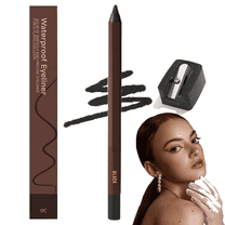 Occasionalous Eyeliner, 24 HR Waterproof Plum Eyeliner Sharpenable Eye Pencil,  No Smudging, Fading, No Smudging, Fading, Smooth and Easy to Color(Black)