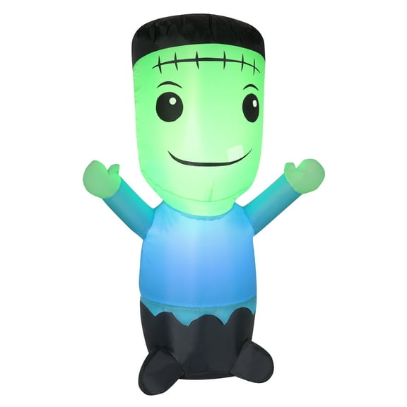 Occasions 5' Inflatable Monster, 5 ft Tall, Multicolored