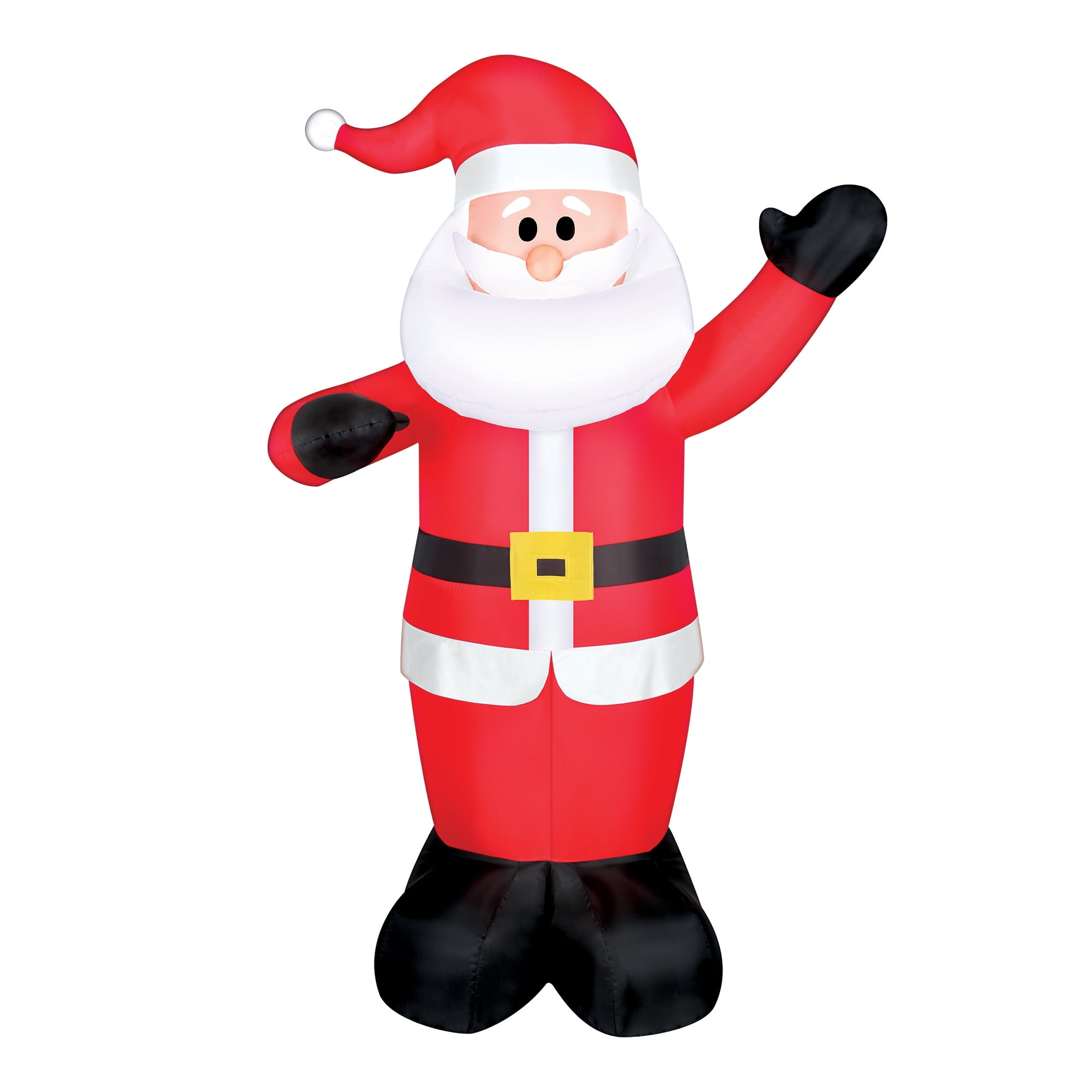 Occasions 6' Inflatable Polyester Santa Claus Christmas Yard Decoration ...