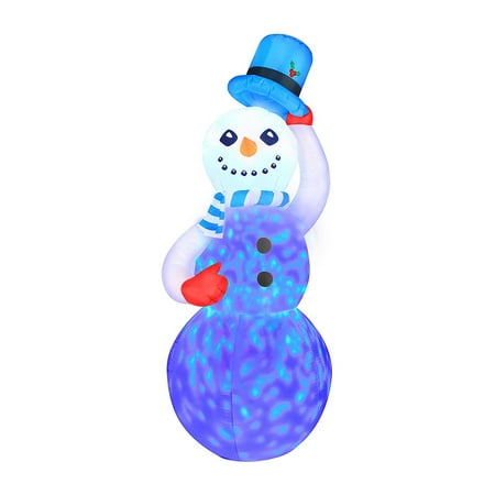 Occasions 7 ft tall Swirling Lights Snowman Inflatable