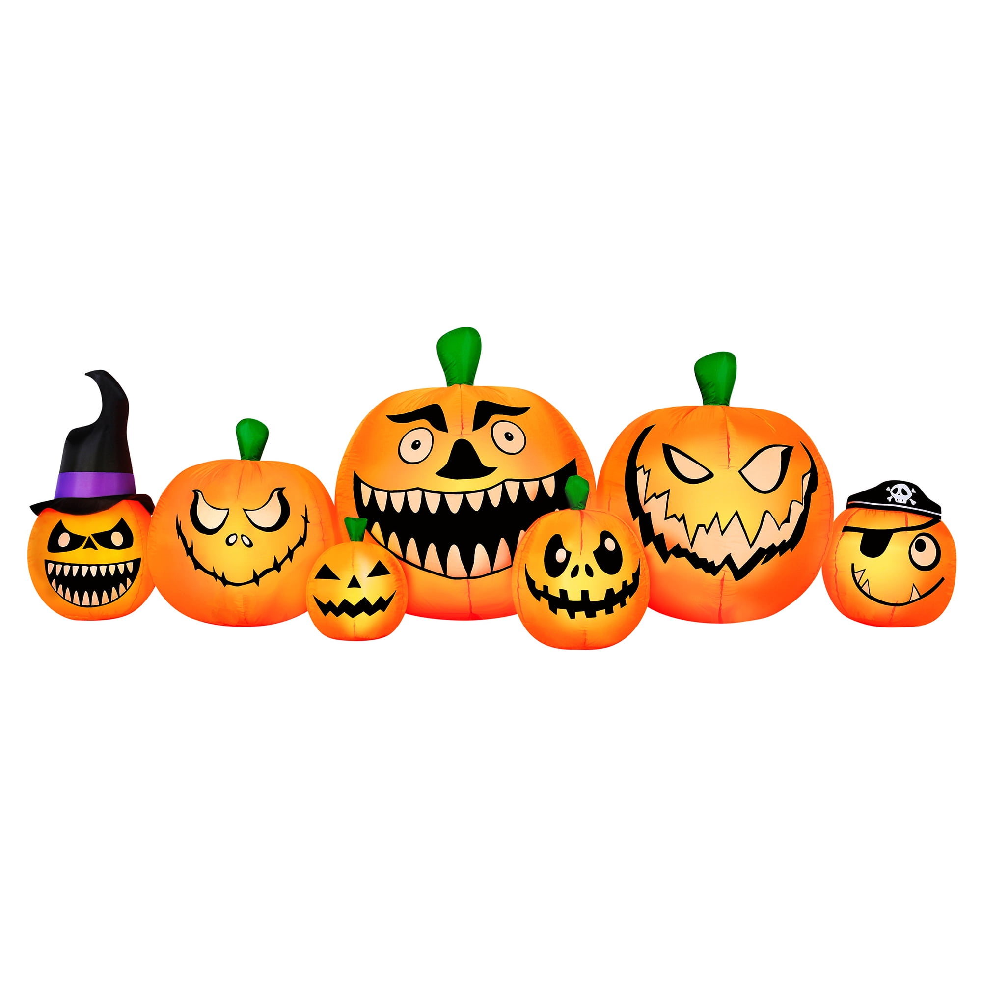 Occasions 8 Foot Inflatable Pumpkin Patch Halloween Yard Decoration