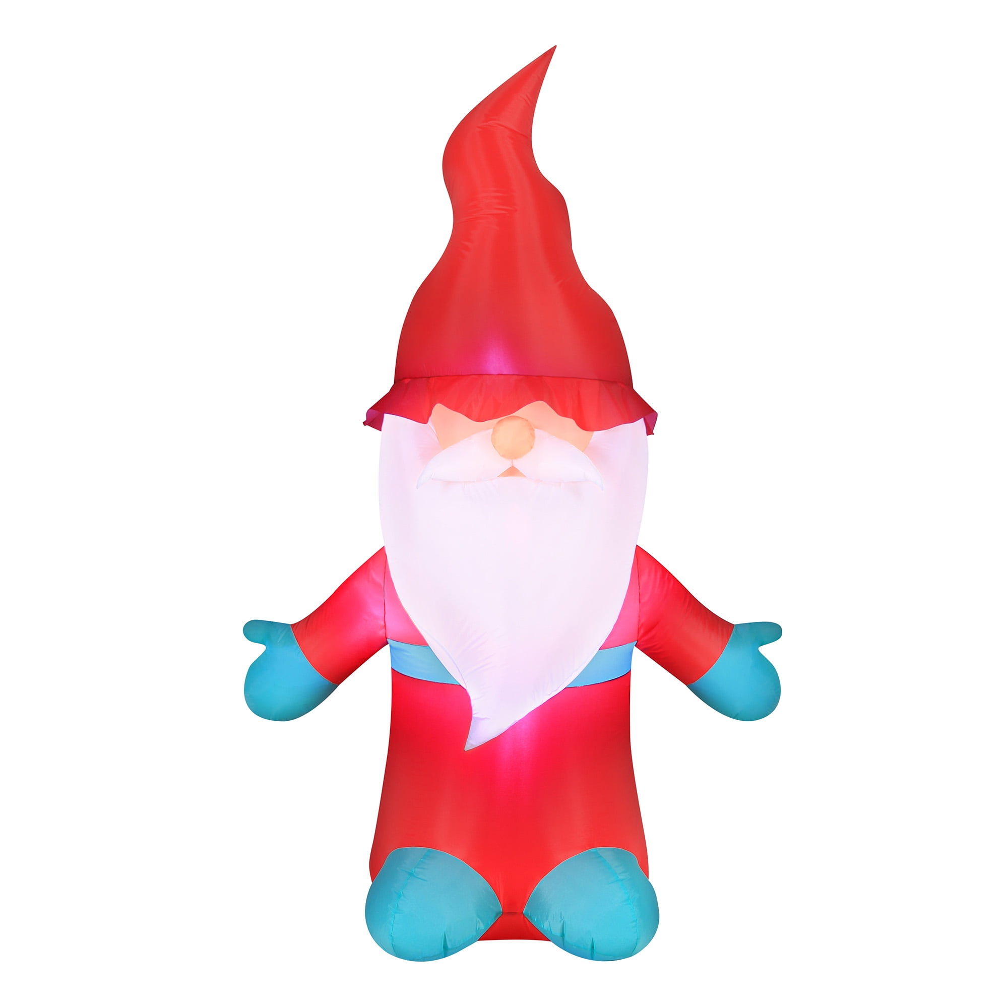 Occasions AIRFLOWZ INFLATABLE CHRISTMAS GNOME 6 FT, ft Tall, Red