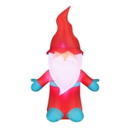 Occasions AIRFLOWZ INFLATABLE CHRISTMAS GNOME 6 FT, ft Tall, Red