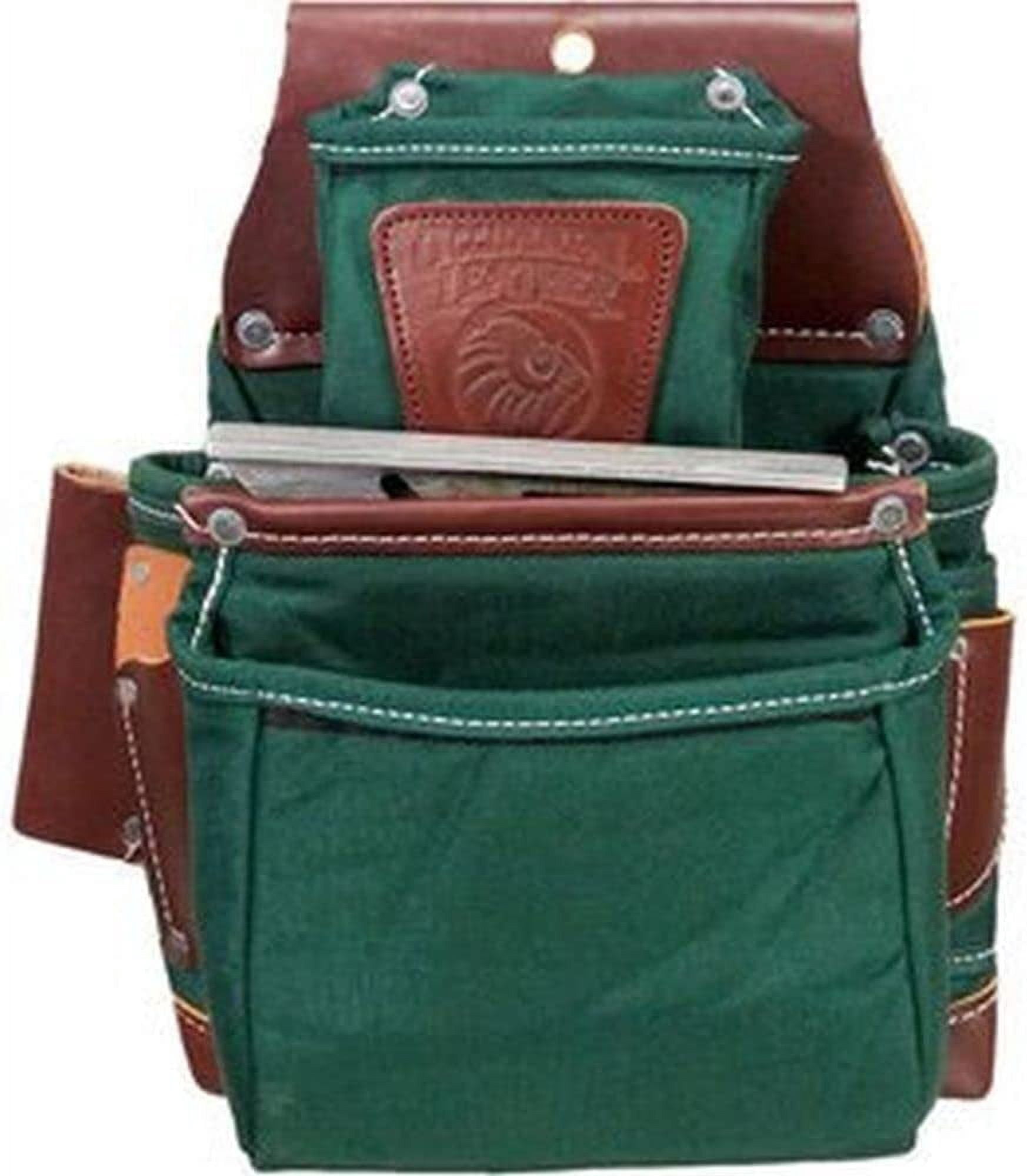 Occidental Leather OxyLights 3 Pouch Fastener Bag | 9 Pockets, USA Made, Lightweight Tool Bag For Carpentry