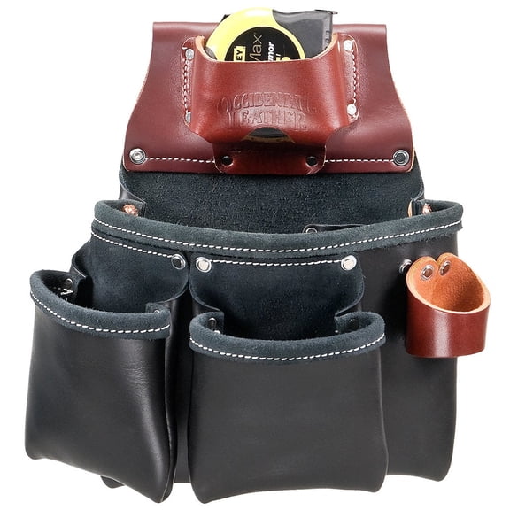 Occidental Leather B5018DB 3 Pouch Pro Tool Fastener Tool Bag - Black