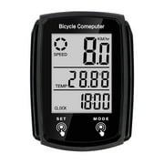 Occkic Bike Computer Wired Bicycle Speedometer Bike Odometer Cycling Multi Function Waterproof 3 Line Display with Backlight