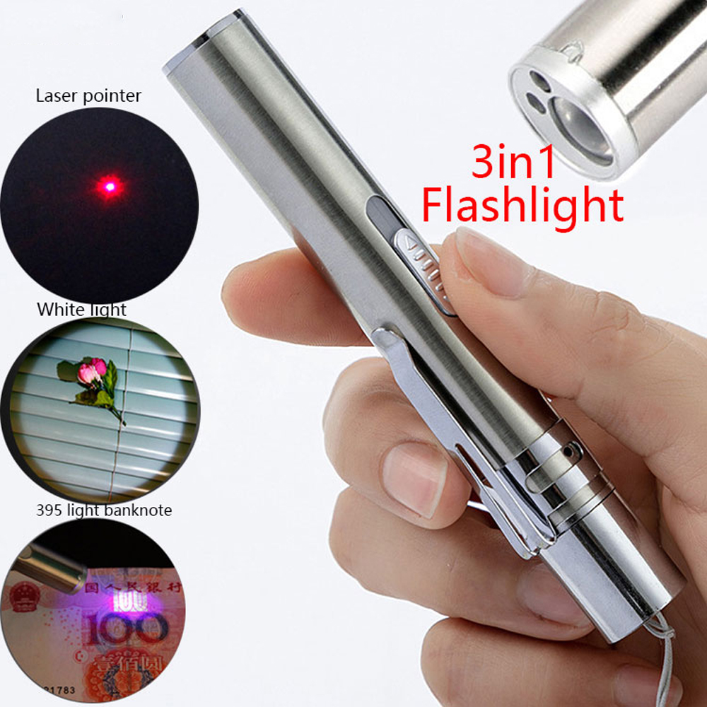 Occkic Mini Red Laser Pointer Usb Rechargeable 3 In 1, Laser Pointers