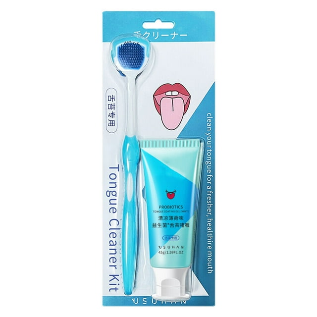 Occkic Tongue Tounge Cleaner Scraper Dental Hygiene Oral Mouth Tongue