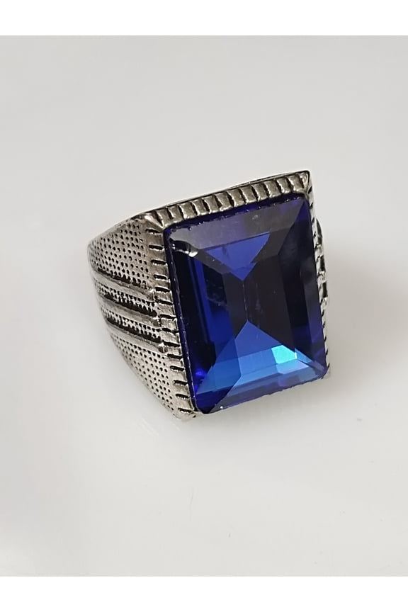 Occltt Rapid Money Luck Attracting blue Stone Ring 7777 Wealth Lottery Success NR | Most Powerful & Divine