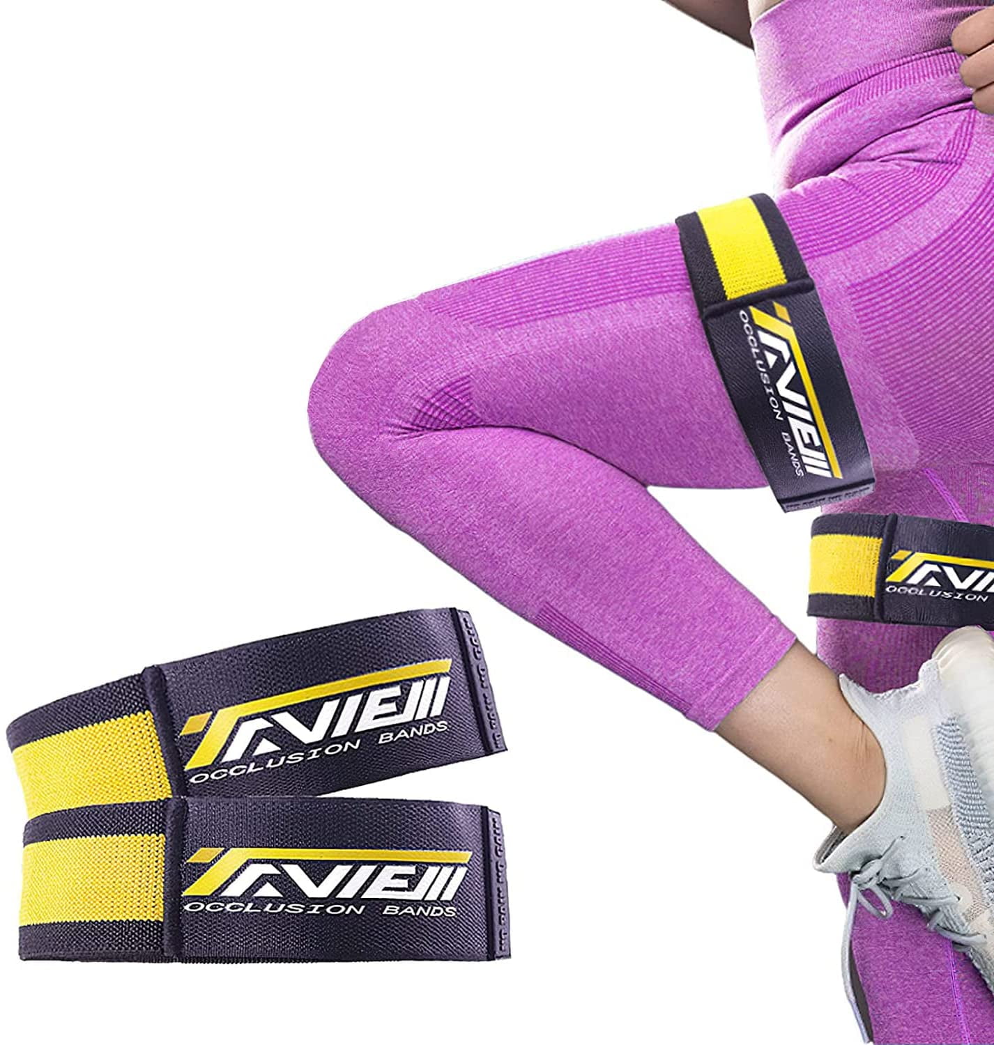 Occlusion Bands for Women Glutes Hip Building BFR Blood Flow Restriction Bands Bundle Booty Bands Best Fabric Resistance Bands for Exercising Your Butt Squat Thigh Fitness Walmart