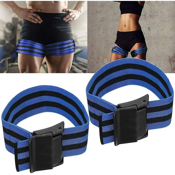 Occlusion Training Bands For Glutes & Hip Building, Blood Flow Restriction Bands For Weight Lifting, Legs & Booty Workout