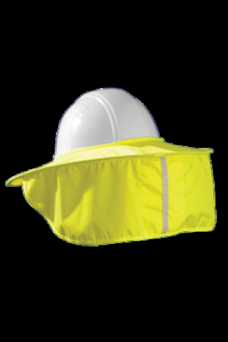 Occunomix High Visibility Mesh Hard Hat Shade - Fits Full Brim & Regular Hard Hats, Hi Vis Lime