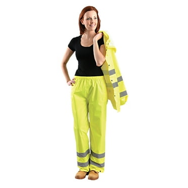 Classic Breathable Rain Pant - LUX-TRPNT Hi-Viz Yellow 5XL Regular