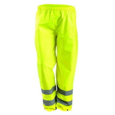 Men's Classic Breathable Rain Pant - YELLOW - 4XL