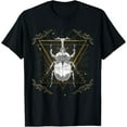 thumbnail image 1 of Occult Beetle T-Shirt – Mysterious Animal Insect Bug Tee for Nature & Gothic Style Fans, 1 of 2