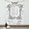 thumbnail image 1 of Occult Decor Tapestry, Gothic Medieval Magic and Spell Symbols Eternal Life Ritual Chart Art Theme, Wall Hanging for Bedroom Living Room Dorm Decor, 60W X 80L Inches, White Black, by Ambesonne, 1 of 5