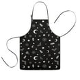 thumbnail image 1 of Occult Halloween Pattern Kids Aprons for Girls and Boys,Adjustable Neck Strap Toddler Aprons for Kids Cooking Baking, 1 of 7