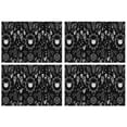 thumbnail image 1 of Occult Halloween Pattern Summer Placemats Table Placemats Set Of 4-Linen Kitchen Washable Placemats Table Mats 11.8"x17.7" Non-Slip Heat Resistant, 1 of 6