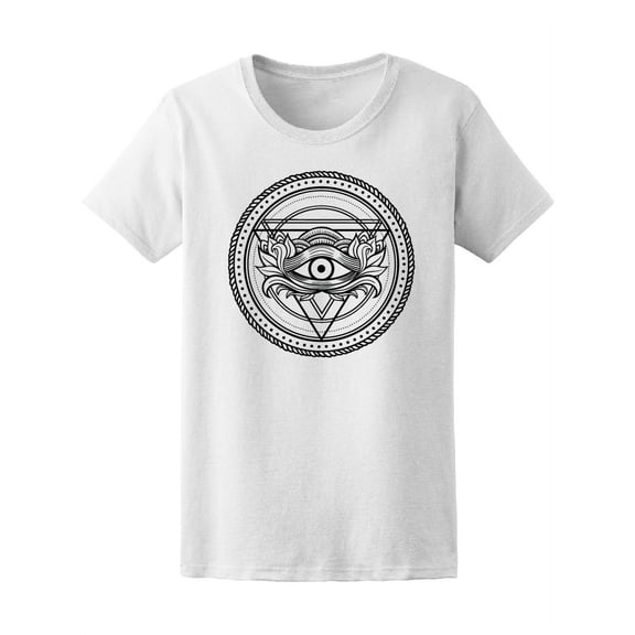 Occultism Eye Graphic Tee Women's -Image by Shutterstock
