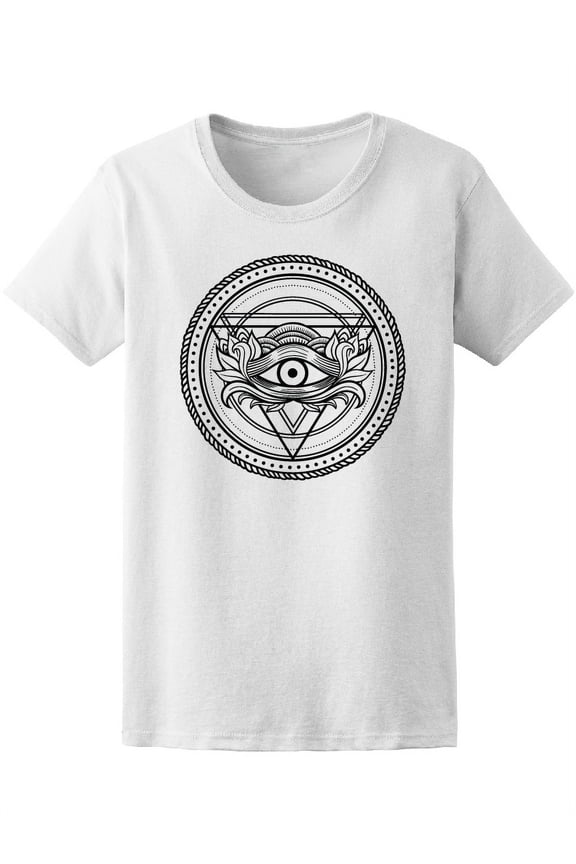Occultism Eye Graphic Tee Women's -Image by Shutterstock