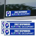 thumbnail image 1 of Occupant Car Sticker, 4 Pcs, Blue, Vinyl, 5X1 Inch, Solid Color, Accessories, 1 of 6