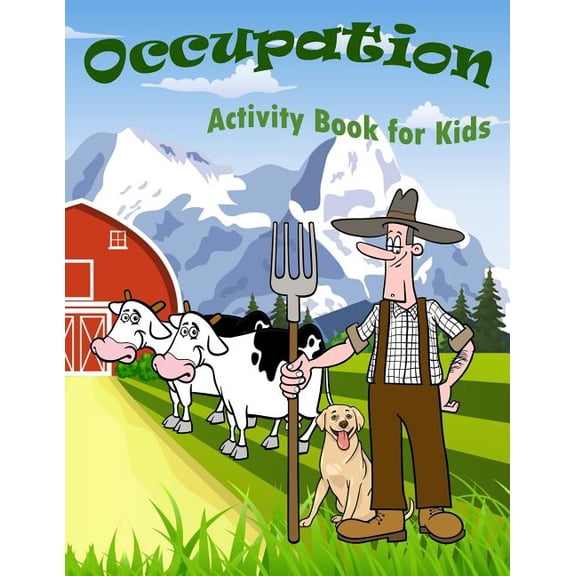 Occupation Activity Book For Kids: : Kids Activities Book with Fun and Challenge in Occupation theme: Trace Numbers, Col, (Paperback)
