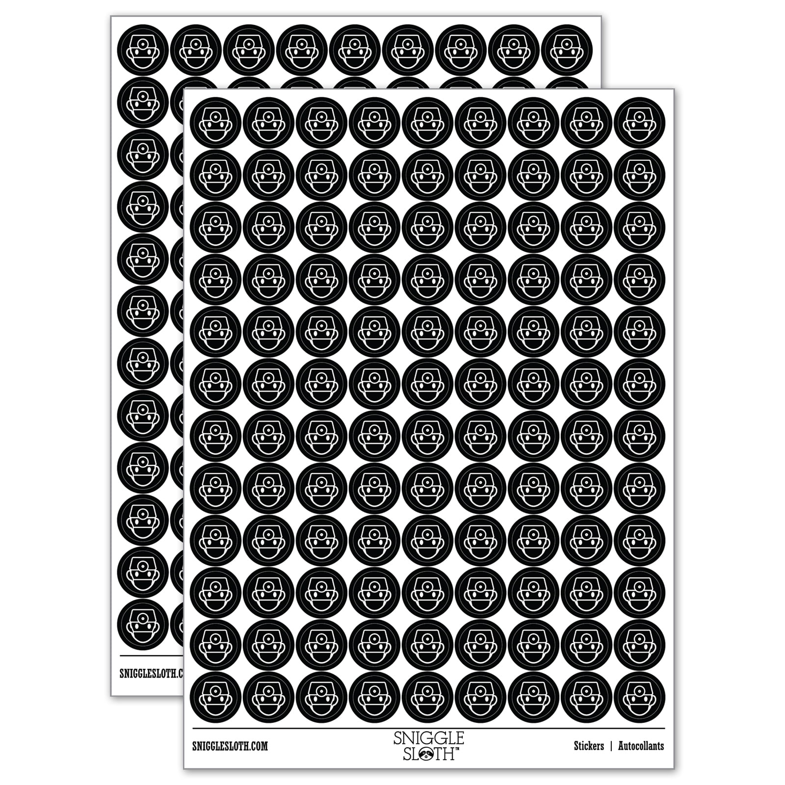 Occupation Medical Doctor Surgeon Icon 200+ Round Stickers - Black ...