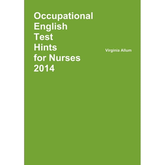 Occupational English Test Hints 2014 (Paperback)