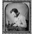thumbnail image 1 of Occupational Portrait Of A Tinworker Seated At Table With Tablecloth History (24 x 36), 1 of 2