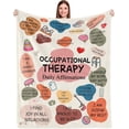 thumbnail image 1 of Occupational Therapist Gifts Blanket,Therapist Gifts,Gifts for OT On Occupational Therapist Week,Birthday Christmas Appreciation Thank You Gifts for Occupational Therapist,Throw Blanket 50x60, 1 of 6