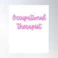 thumbnail image 1 of Occupational Therapist, Pink Poster Wall Art, Modern Wall Decor, 24x36 UNFRAMED, 1 of 3