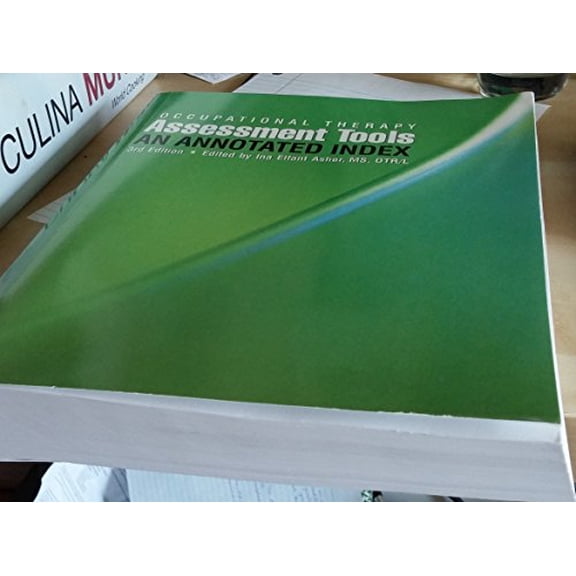 Pre-Owned Occupational Therapy Assessment Tools: An Annotated Index, 3rd Edition (With CD-ROM), 9781569002360, 1569002363, Paperback, 3rd edition