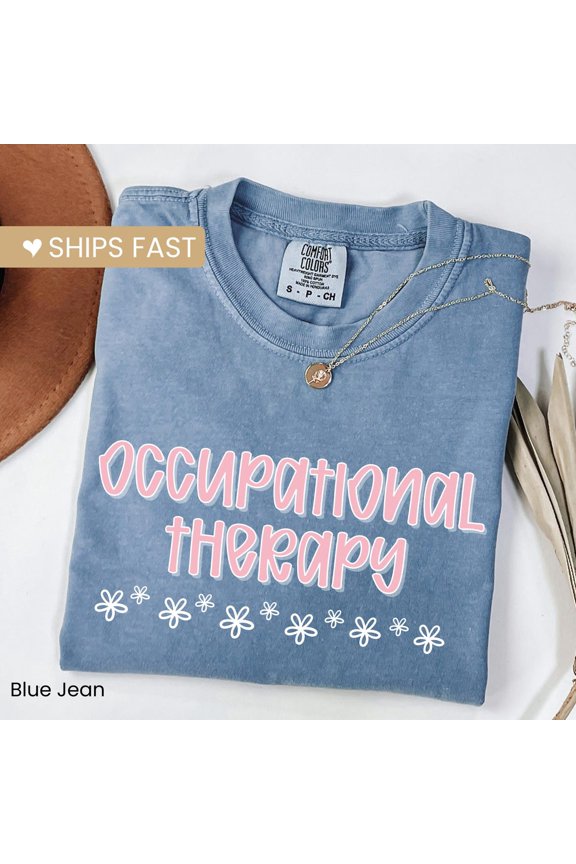 Occupational Therapy Floral Ot Cota Tshirt 2 All Size S-4Xl