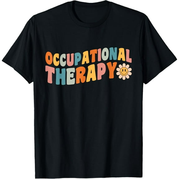 Occupational Therapy Groovy Occupational Therapist OT T-Shirt Shirts