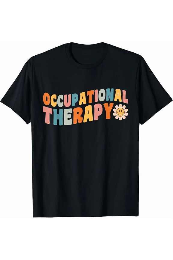 Occupational Therapy Groovy Occupational Therapist OT T-Shirt