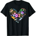 thumbnail image 1 of Occupational Therapy OT Therapist Heart Inspire OT Month T-Shirt Black Small, 1 of 4