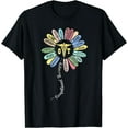 thumbnail image 1 of Occupational Therapy OT Therapist, Inspire OT Month Flower T-Shirt Black Small, 1 of 4