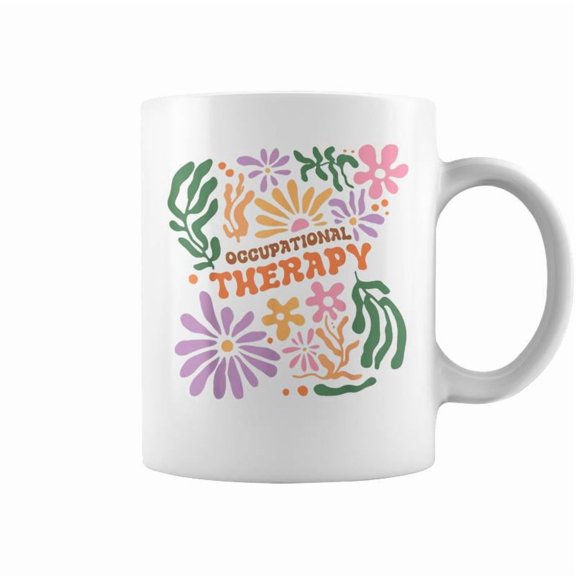 Occupational Therapy Ot Therapist Boho Flower Coffee Mugs