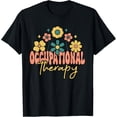 thumbnail image 1 of Occupational Therapy Pediatric OT Therapist Cute Groovy T-Shirt, 1 of 4