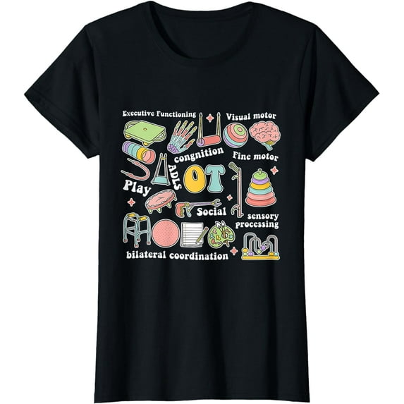 Occupational Therapy Pediatric Therapist Assistant OT Month T-Shirt
