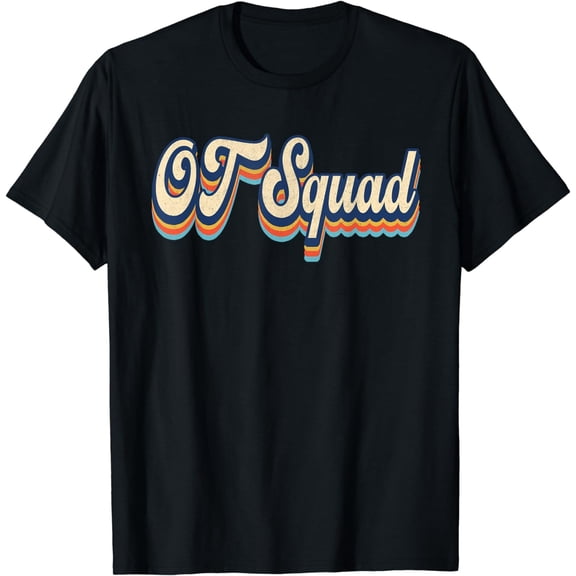 Occupational Therapy Squad OT Squad Therapist Retro Vintage T-Shirt