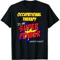 thumbnail image 1 of Occupational Therapy Teacher Superhero Superpower Comic Book T-Shirt, 1 of 4