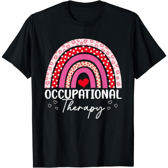 Occupational Therapy Valentines Day Design Cool OT Therapist T-Shirt