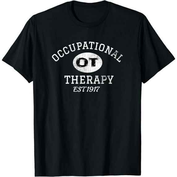 Occupational Therapy Vintage Stressed T-Shirt