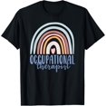 thumbnail image 1 of Occupational Therapy Worker OT Boho Rainbow Retro Gift T-Shirt, 1 of 3