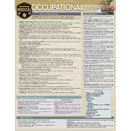 Occupational Therapy : a QuickStudy Laminated Reference Guide (Edition 1) (Other)