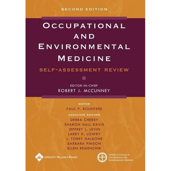 Pre-Owned Occupational and Environmental Medicine: Self-Assessment Review (Paperback) 0781752922 9780781752923